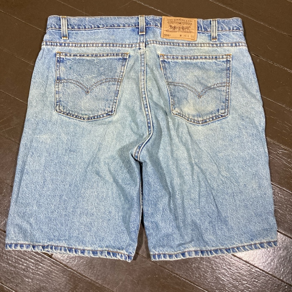 Vintage Levi’s orange tab jean shorts